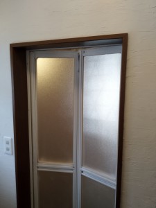 浴室折戸➡ドアへ